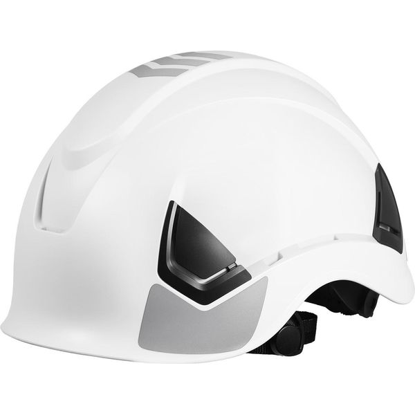 Succebuy Casco Di Sicurezza Ansi/Isea Z89.1, Casco Di Sicurezza Classe E Con Sospensione A Cricchetto A 6 Punti, Casco Da Cantiere Ventilato Regolabile Per Applicazioni Industriali E Abbigliamento Da Lavoro-image