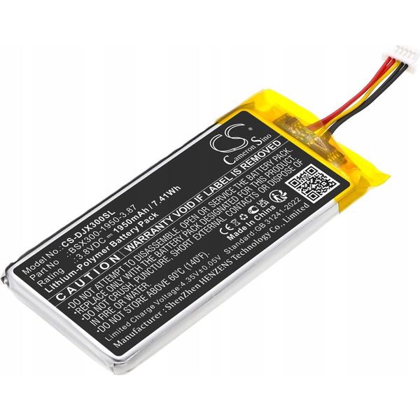 Batteria Dji BSX300-1950-3,87 Per Microfono Dji Mic Mini / CS-DJX300SL-image