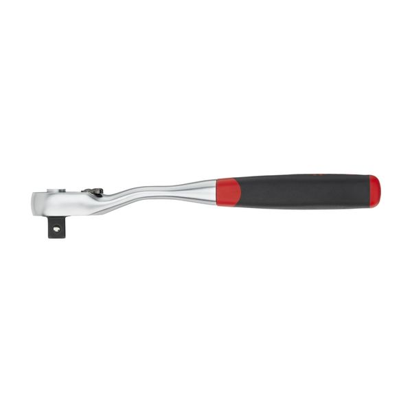 Wiha Umschaltknarre Mit Druckknopf Und Kugelsicherung, Feinverzahnt Mit 72 ZäHnen, 1/2, Feinzahn-Umschaltknarre (45627)")"-image