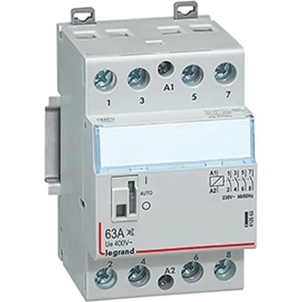 Contattore Di Installazione Legrand, 230 V, 63 A, 4S, Con Interruttore Manuale, Silenzioso-image