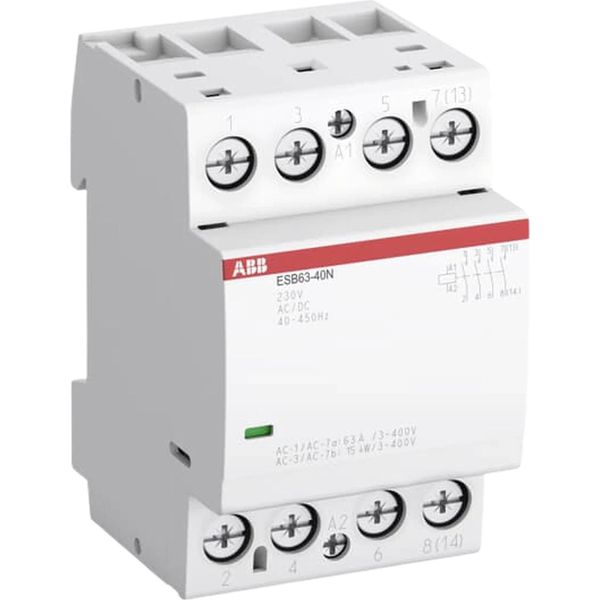 Contattore Di Installazione , 63 A, 4S/0Ö, 230 V Ca/Cc-image