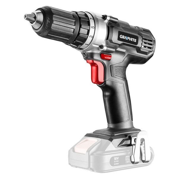 Avvitatore A Forare, 58G006, A Batteria, 18V, Energy+, Grafite-image