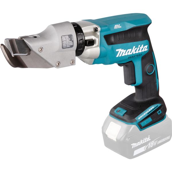 Makita Djs 131 Z Cesoie Curve A Batteria 18 V Brushless 1,3 Mm Solo - Senza Batteria, Senza Caricabatteria-image