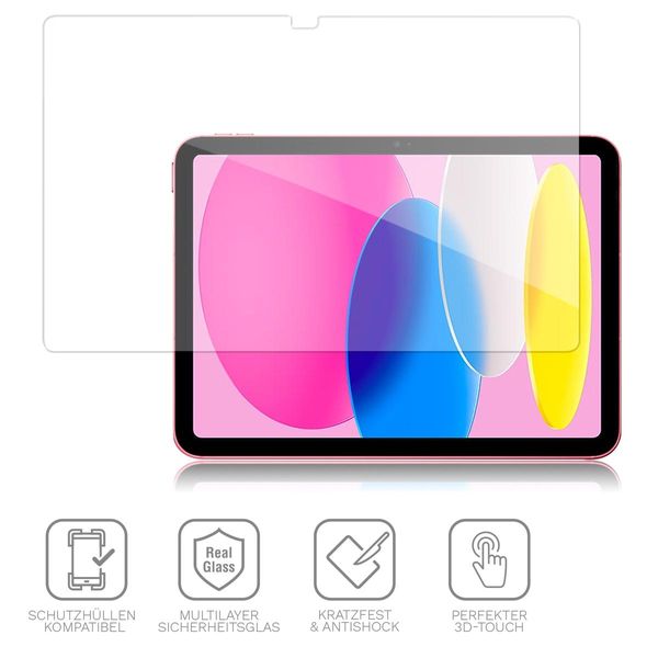 4Smarts Secondo Vetro 2.5D Per Apple Ipad 10.9 (2022 10A Gen.) (540142)-image