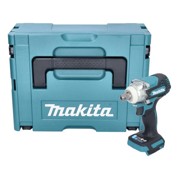 Avvitatore A Impulsi A Batteria Makita Dtw 301 Zj 18 V 330 Nm 1/2" Brushless + Makpac - Senza Batteria, Senza Caricabatterie"-image
