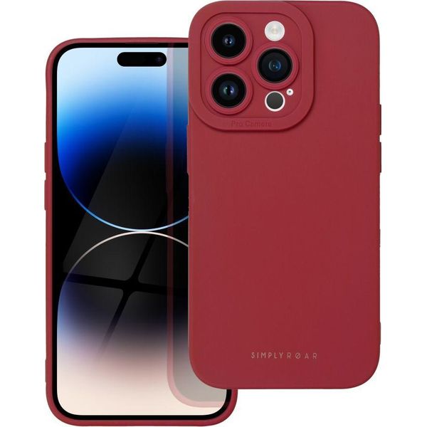 Custodia In Silicone Per Apple Iphone 14 Pro Max Roar Luna Rosso-image