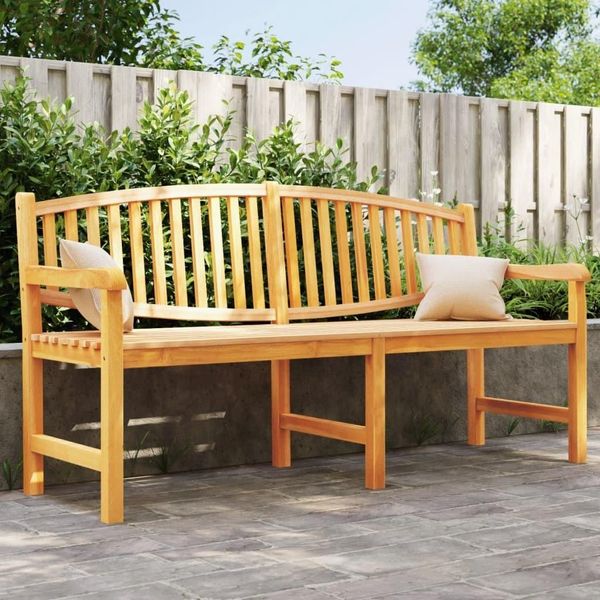 The Living Store Panchina Da Giardino 179,5X60X90 Cm Legno Massello Di Teak-image
