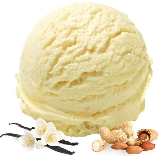 Gelato Vegano Di Arachidi Alla Vaniglia In Polvere Senza Zucchero E Senza Lattosio 10 Kg-image