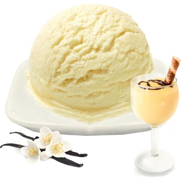 Zabaione Alla Vaniglia Low Carb Gelato In Polvere Vegano Senza Zucchero E Senza Lattosio 100 Kg-image
