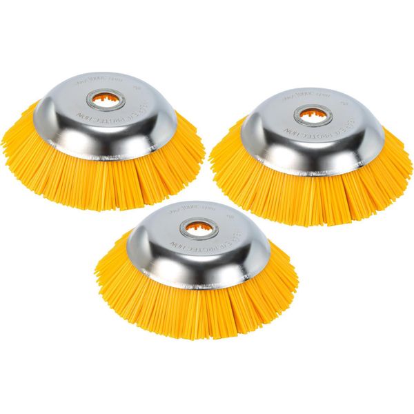 Yakimz Spazzola Per Erbacce 3 Nylon 25,4X200Mm Attacco Per Decespugliatore 8 Pollici In Nylon Per Decespugliatore Stihl Decespugliatore-image