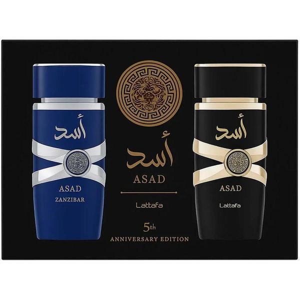 Confezione Lattafa Asad: Asad 100 Ml + Asad Zamzibar 100 Ml-image