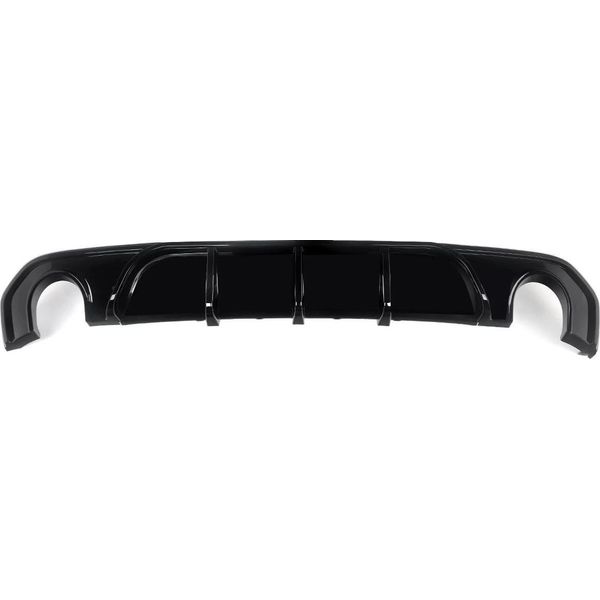 Diffusore Del Paraurti Posteriore, Compatibile Con La Serie 4 Plastica Abs Resistente, Nero Lucido-image