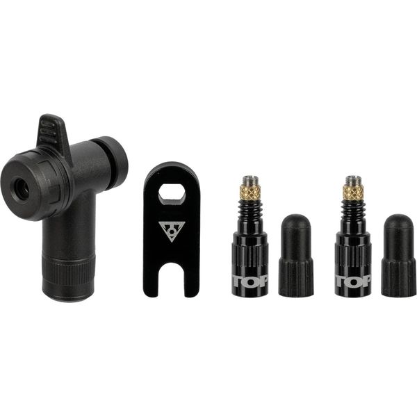 Topeak Turboflow Rapidhead Ventiladapter Silber Silber Taglia Unica-image