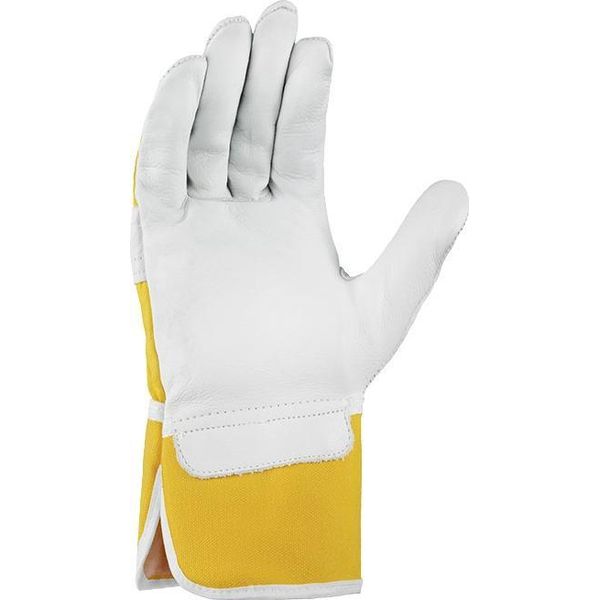 Texxor® Guanti Da Cantiere Invernali In Pelle Bovina Himalaya I, Pelle Naturale/Giallo Drell-image