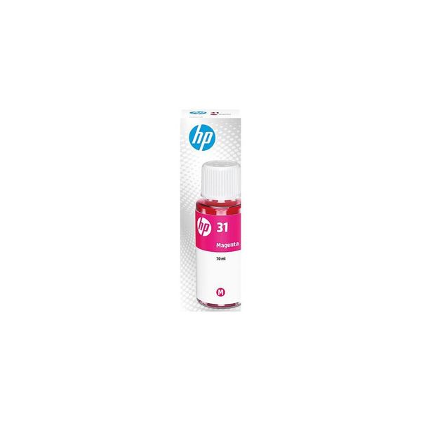 Hp 31 70-Ml Magenta Original Ink Bottle - Magenta - Hp - Hp Ink Tank 310 - Hp Ink Tank Wireless 410 - Hp Smart Tank 350 - Hp Smart Tank Wireless 450 - Hp Smart... - 8000 Pagine - Resa Standard - 70 Ml-image