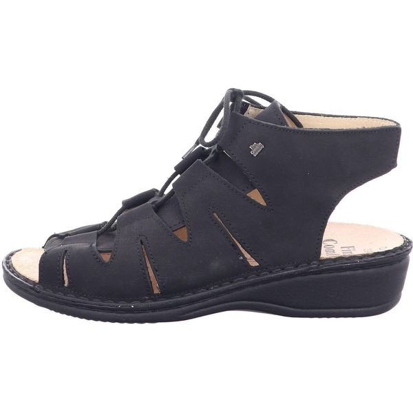 Finn Comfort Sandalo Con Zeppa Da Donna Malaga 10152-37, 10152-38, 10152-39, 10152-40, 10152-41, 10151-35, 10151-36, 10151-37, 10151-38, 10151-39, 10151-40, 10151-41, 10151-42 FCO-02515 Nero 41-image