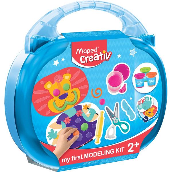 Maped 907007 Maped Creativ My First Play Dough Set, 9 Pezzi, In Astuccio-image