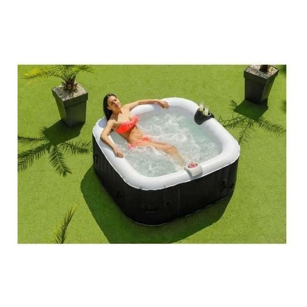 Spa Gonfiabile Sunspa Square Black 4 Persone (155 X 155 X 65 Cm)-image