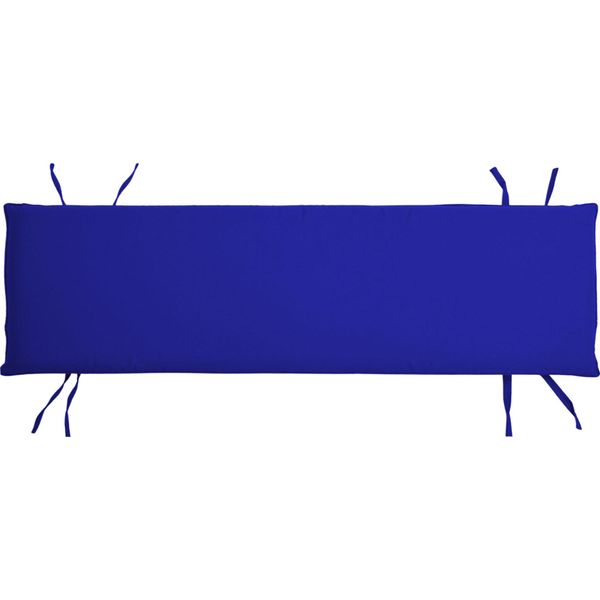 Cuscino Per Panca Da Giardino Teako Design 120 X 40 Cm - Comodo Cuscino Per Panca Da Giardino Ferrara, Adatto Per Uso Esterno, In Vari Colori (Blu)-image