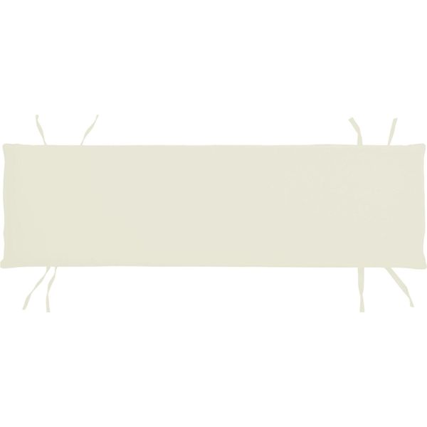 Cuscino Per Panca Da Giardino Teako Design 120 X 40 Cm - Comodo Cuscino Per Panca Da Giardino Ferrara, Adatto Per Uso Esterno, In Vari Colori (Crema)-image