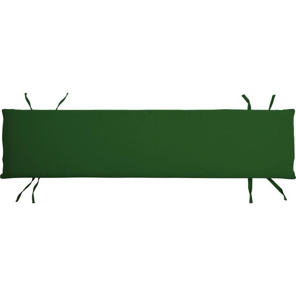 Teako Design Cuscino Per Panca 150X40 Cm Per Panca Da Giardino Ferrara - Comodo Cuscino Per Mobili Da Esterno, Cuscino Imbottito Con Rivestimento Robusto, Lavabile (Verde)-image