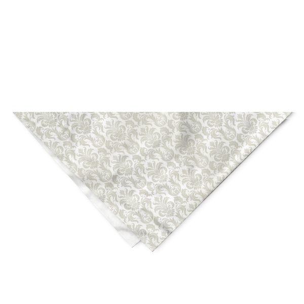 Abakuhaus Bandana Damascata Per Animali Domestici, Sposa Astratta Classica, 55X55 Cm, Beige Crema-image