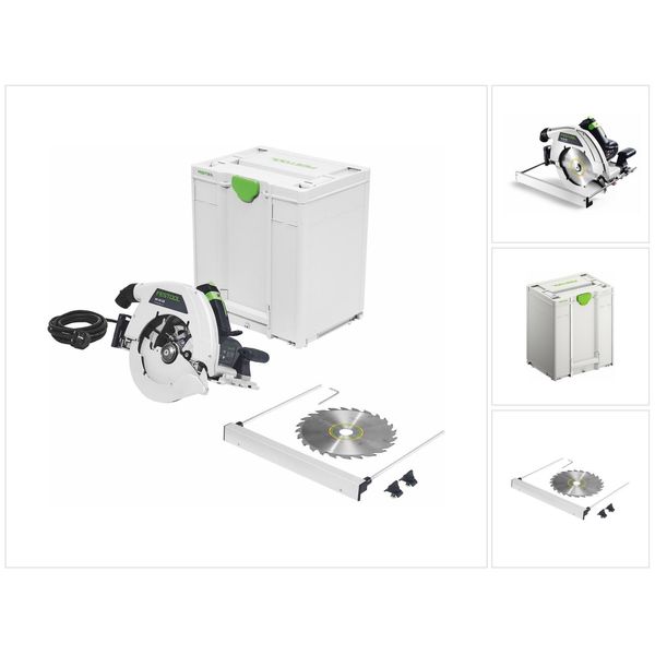 Festool Hk 85 Eb-Plus Sega Circolare Manuale Sega Troncatrice 1900 W 230 Mm ( 576147 ) + Lama Hw + Systainer - Successore Del Modello 767694-image