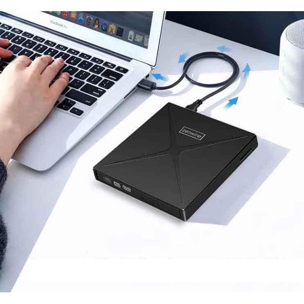 Unità Esterna Dvd Cd Rw USB-C Usb 3.0 Hub Lettore Di Schede Sd Zenwire 4In1-image