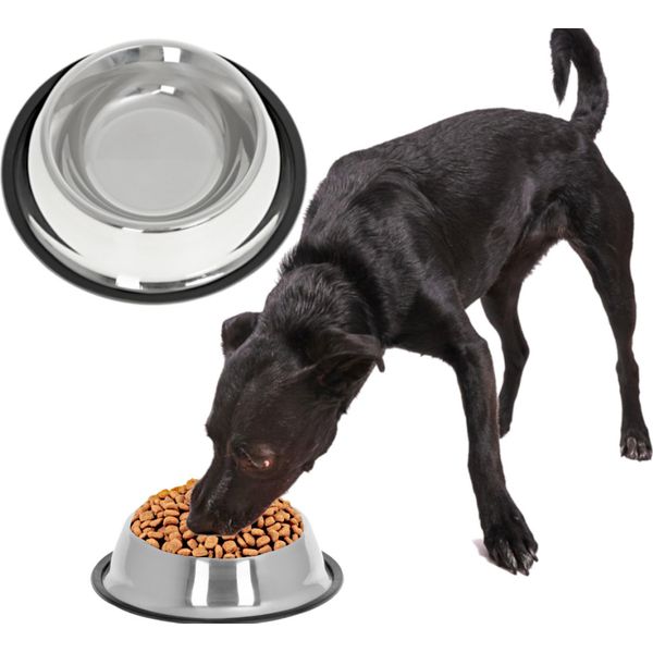 Aga Ciotola In Acciaio Inox Per Cani E Gatti 22 Cm-image