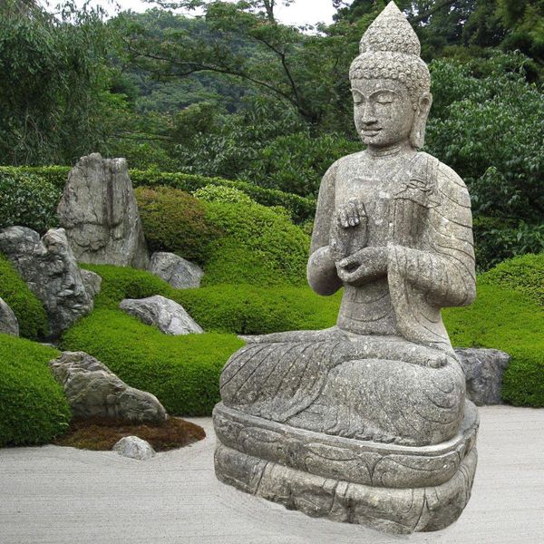 Figura Di Buddha Pallavaram 65 X 80 X 150 Cm-image