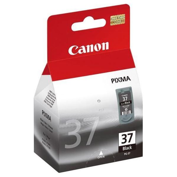 Canon PG-37BK Cartuccia D'inchiostro 1 Pz Originale Nero Per Foto-image