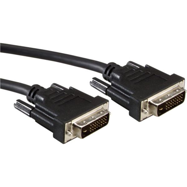 Value DVI-D/DVI-D, 2 M Cavo Dvi Nero-image