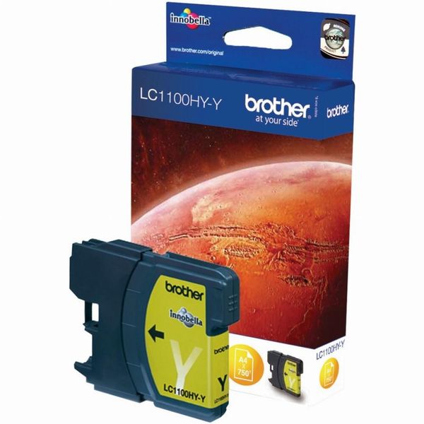 Brother Lc LC1100HYY - Cartuccia Di Inchiostro Originale - Giallo - 16 Ml-image