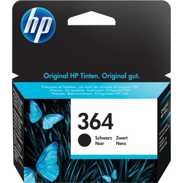 Hp 364 Black Original Ink Cartridge Cartuccia D'inchiostro 1 Pz Resa Standard-image