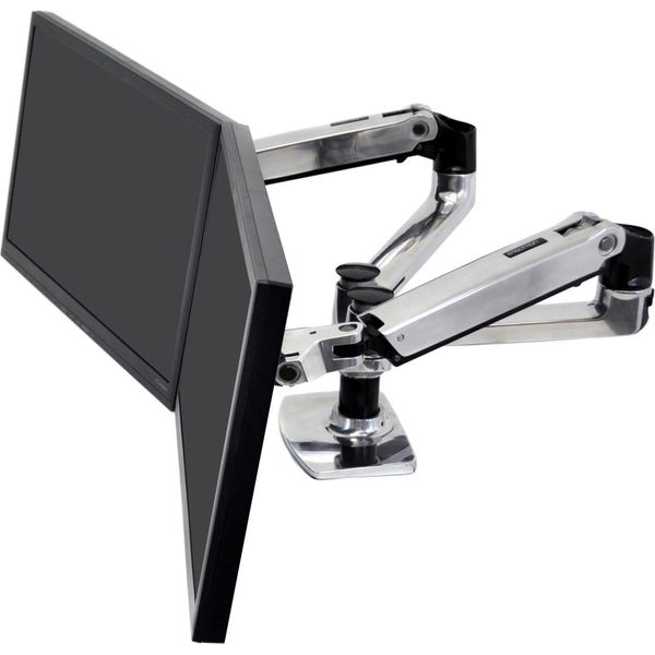 Ergotron 45-245-026 Tis Ergotron Bis 27" 2TFT 6Gelenke Silber-Schw. Max.22,7Kg"-image