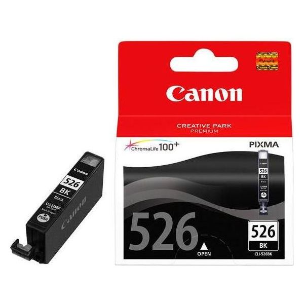 Canon CLI-526 Bk Cartuccia D'inchiostro 1 Pz Originale Nero Per Foto-image