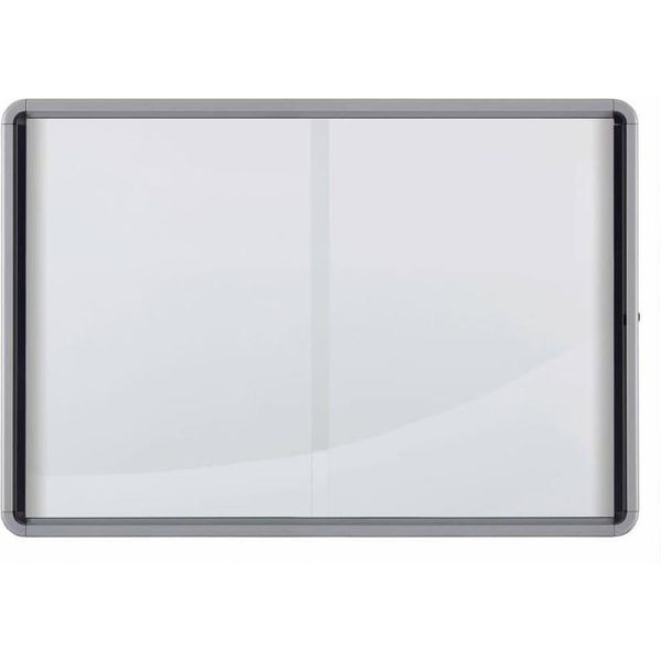 Nobo 1902570 Bacheca Per Appunti Interno/Esterno Bianco Alluminio-image