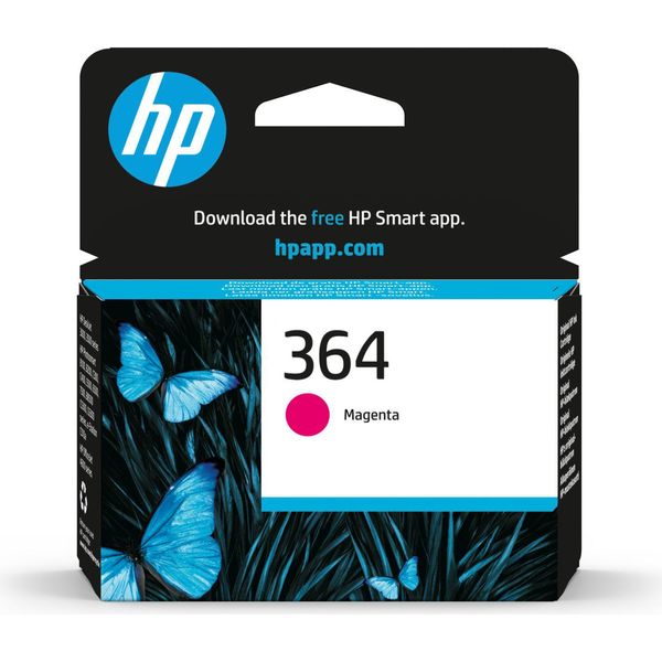 Hp 364 CB319EE Magenta Original Ink Cartridge Cartuccia D'inchiostro 1 Pz Resa Standard-image