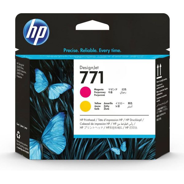 Hp Designjet 771 - Cartuccia Di Inchiostro Originale - Magenta, Giallo - 775 Ml-image