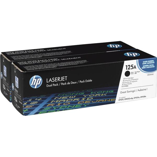 Hp 125A 2 Pack Black Original Laserjet Toner Cartridges Cartuccia Toner 2 Pz Originale-image