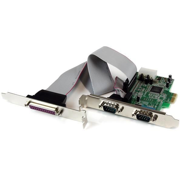 Startech.Com Scheda Combo Seriale/Parallela Pci Express Nativa 2S1P Con 16550 Uart-image
