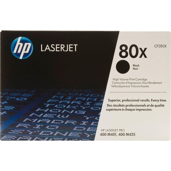 Hp 80X - Alta Resa - Nero - Originale - Laserjet - Cartuccia Toner (CF280X)-image