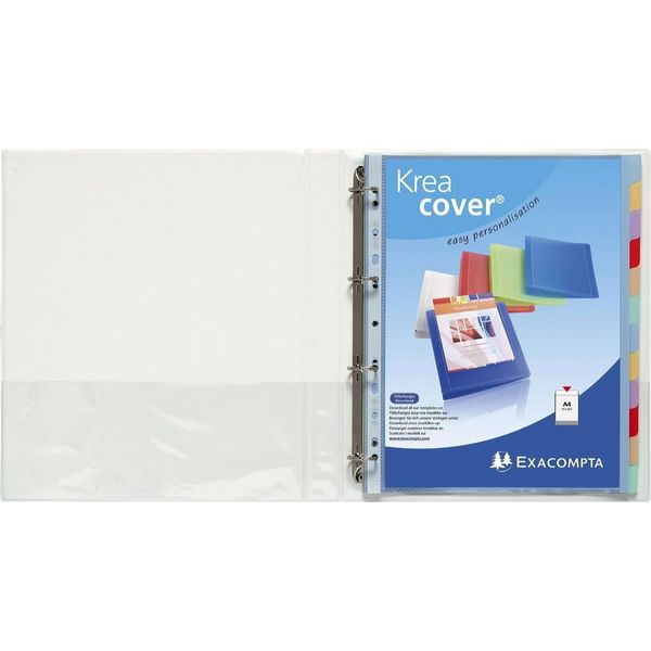 Exacompta 51841E Raccoglitore Ad Anelli A4 Bianco-image