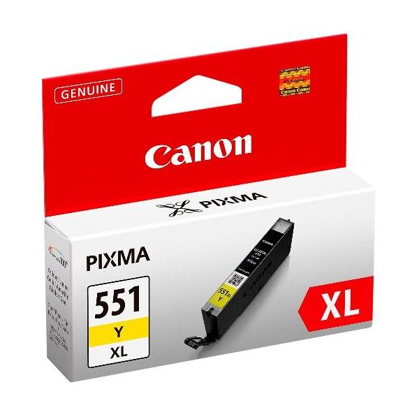 Canon CLI-551XL Y W/Sec Cartuccia D'inchiostro 1 Pz Originale Resa Elevata (Xl)-image