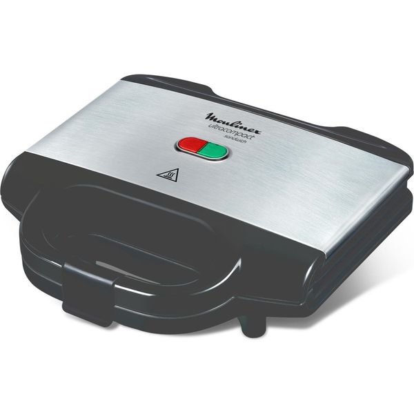 Moulinex SM156D Tostiera 700 W Nero, Acciaio Inossidabile-image