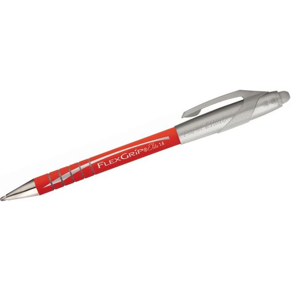 Papermate Flexgrip Elite Rosso Penna A Sfera Retrattile A Clip 12 Pz-image