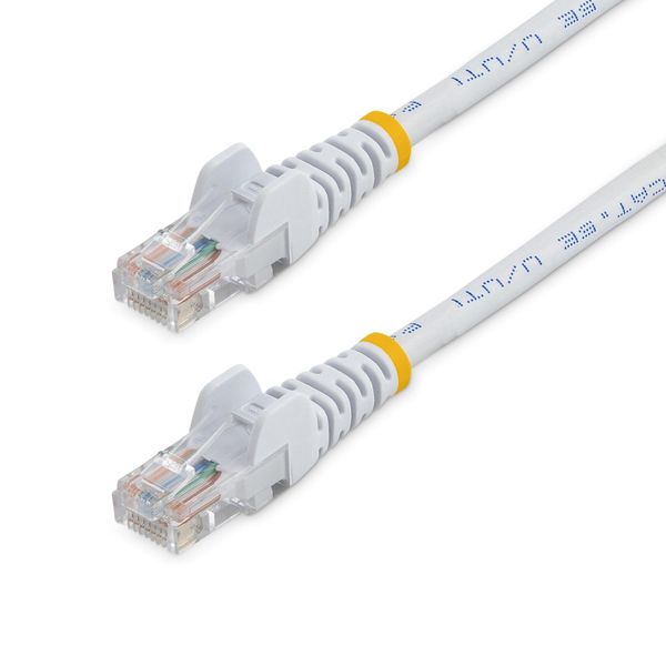 Startech.Com Cavo Di Rete Cat 5E - Cavo Patch Ethernet RJ45 Utp Bianco Da 3M Antigroviglio-image