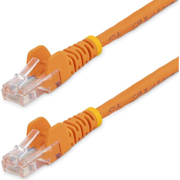 Startech.Com Cavo Di Rete Cat 5E - Cavo Patch Ethernet RJ45 Utp Arancio Da 2M Antigroviglio-image