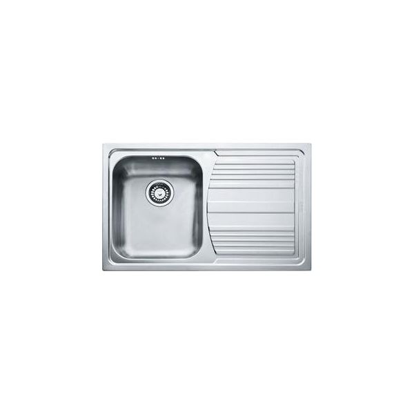 Franke Llx 611 Lavello 1 Vasca Incasso 79 X 50 Con Gocciolatoio Destro Inox Satinato-image