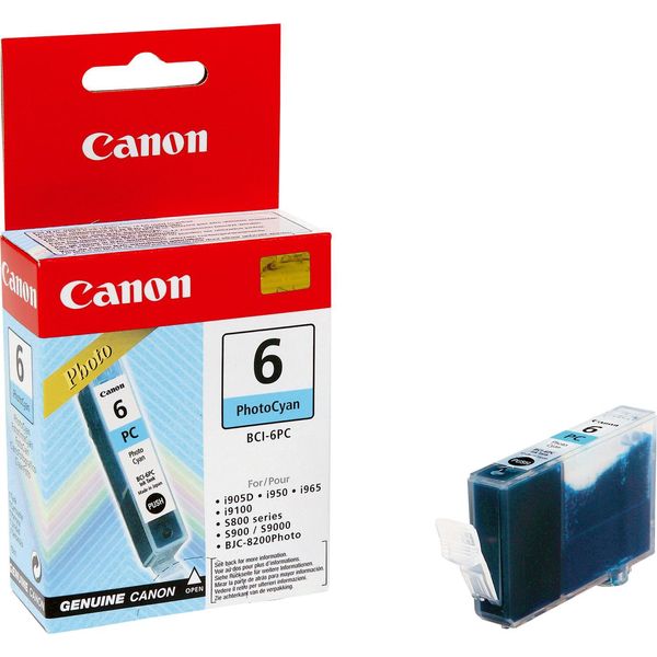 Canon Bci BCI-6PC - Cartuccia Di Inchiostro Originale - Photocyan - 13 Ml-image